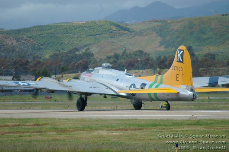 Goleta Air & Space Museum, B-17G N9563Z At SBA, April 2005